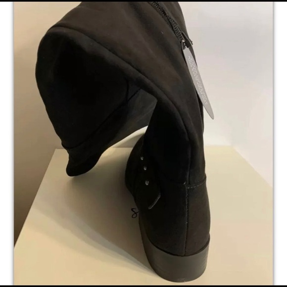 Brand New Style & Co Lessah Black Microfiber Boots - Picture 6 of 6